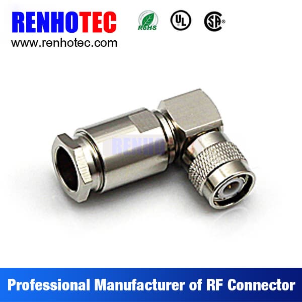 90 tnc plug electric wiring connector tnc clamp connector